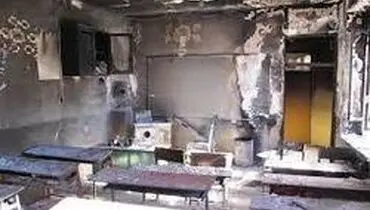 آتش‌سوزی دبستان زاهدان مستند شد