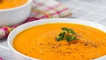 طرز تهیه سوپ سیب و هویج