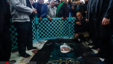 آرامگاه آیت الله هاشمی شاهرودی +عکس