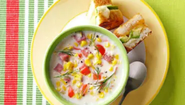 طرز تهیه سوپ ذرت