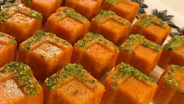 طرز تهیه لوز زعفرانی