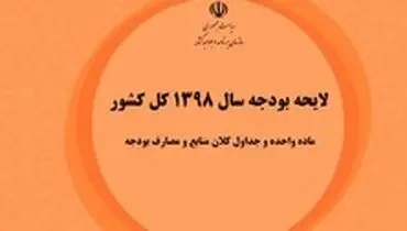 لایحه بودجه ۹۸ در یک نگاه +عکس