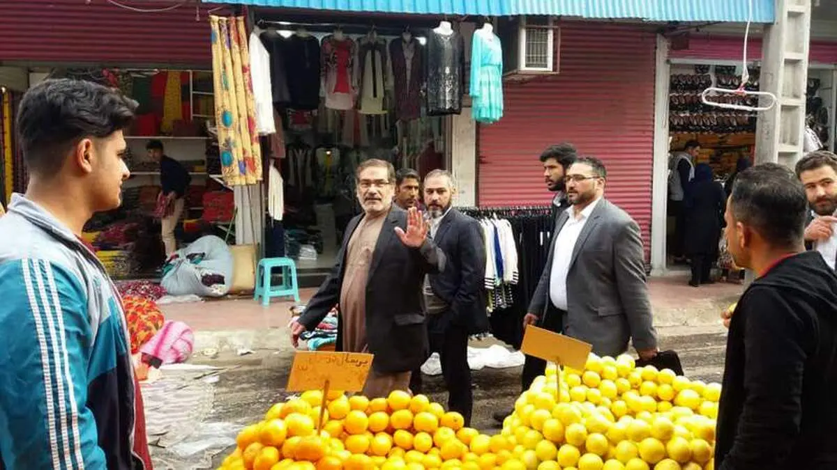 تصویری متفاوت از شمخانی با پوشش عربی