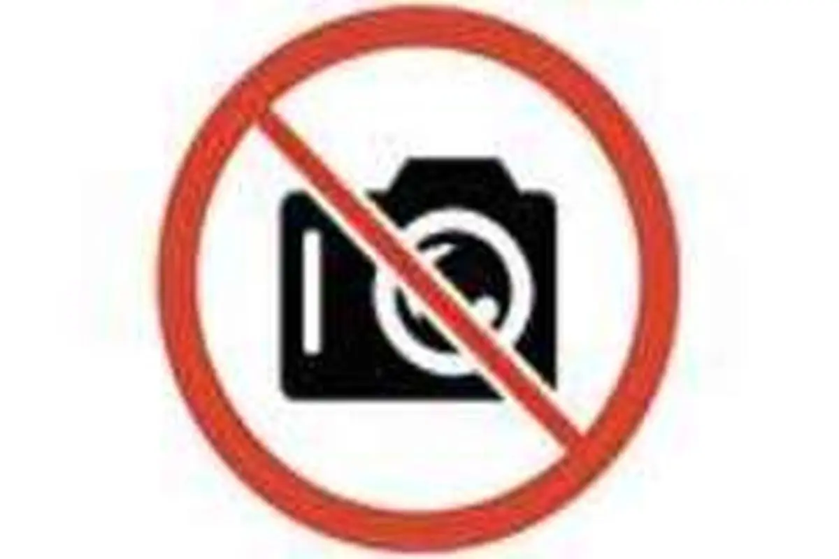 عکس گرفتن در این مکان‌ها ممنوع!