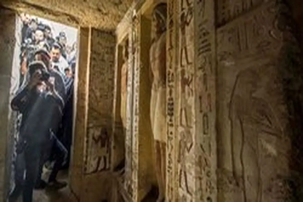 کشف مقبره شگفت‌انگیز ۴۴۰۰ ساله در مصر+عکس