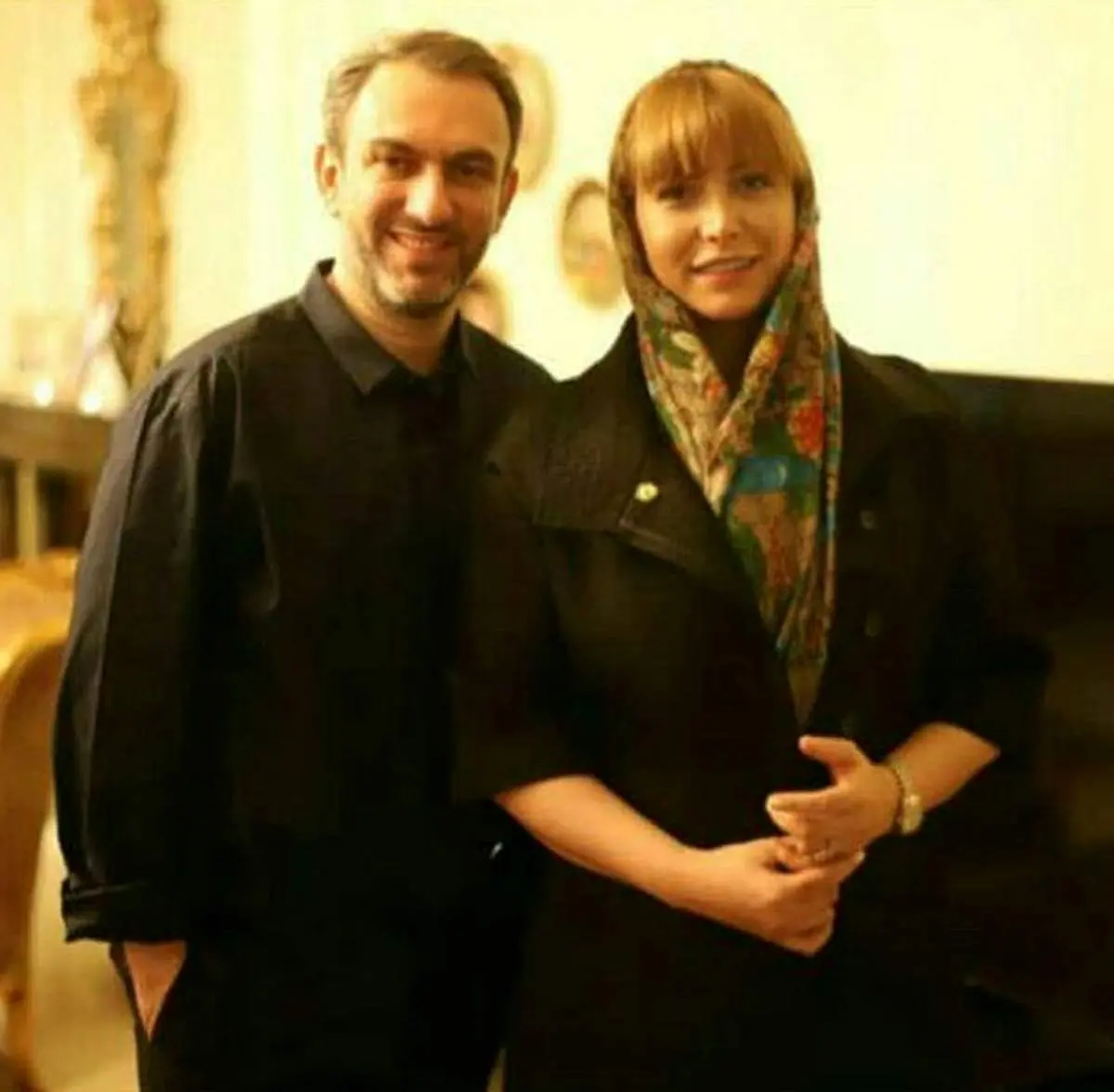 فریبا نادری و همسرش