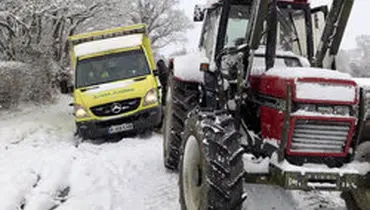 برف سنگین در اروپا جان ۱۲ نفر را گرفت