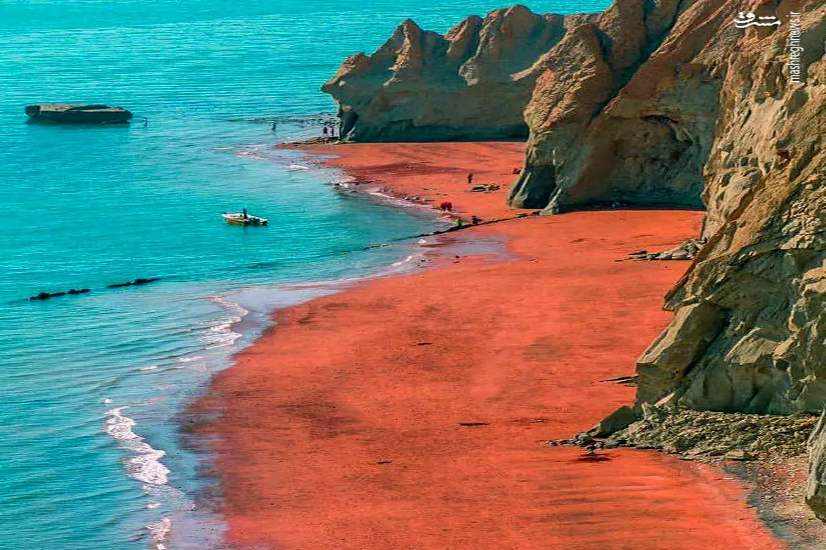 ساحلی زیبا در خلیج فارس+عکس