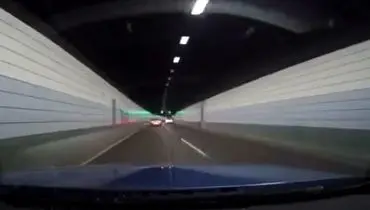 جنون سرعت در تونل و تصادف وحشتناک