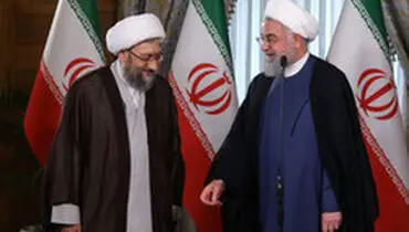 پیام تبریک رئیس‌جمهور به آملی لاریجانی