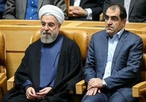 عکس جنجالی رضا گلزار با وزیر بهداشت