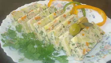 سالاد ماکارانی ژله‌ای