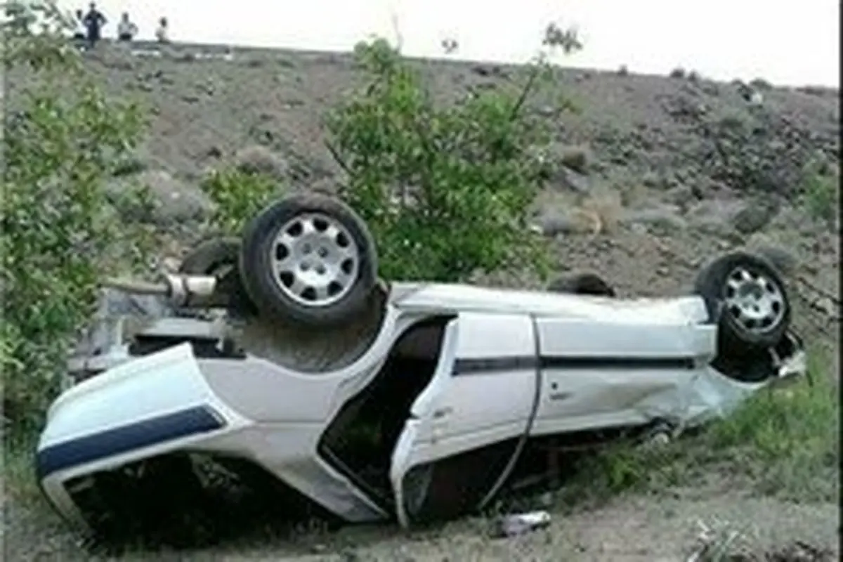 مصدومیت ۱۴ مهاجر افغان با واژگونی خودرو