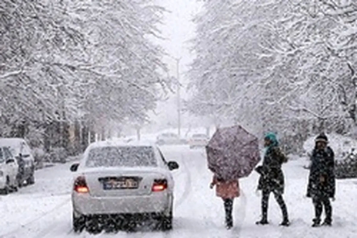 نخستین برف زمستانی پایتخت را سفیدپوش کرد