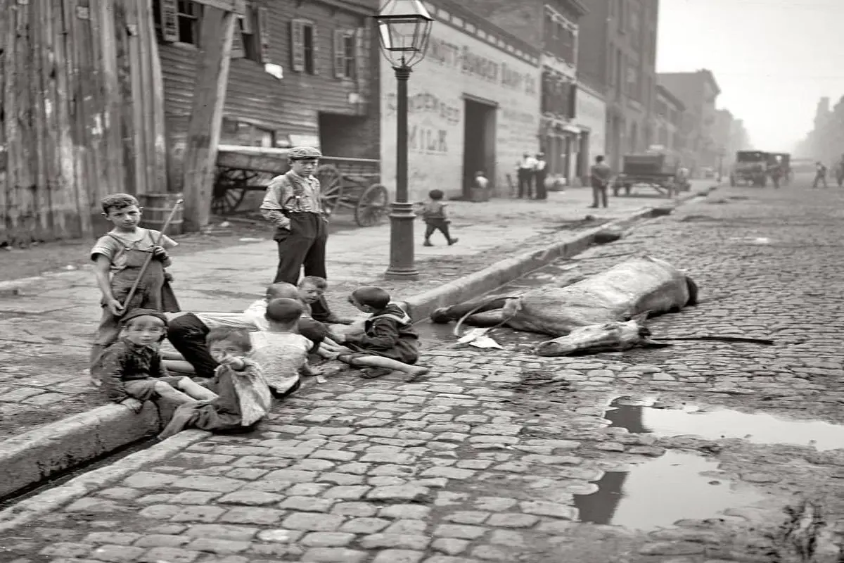 ۱۱۹ سال قبل؛ خیابانی در نیویورک/عکس