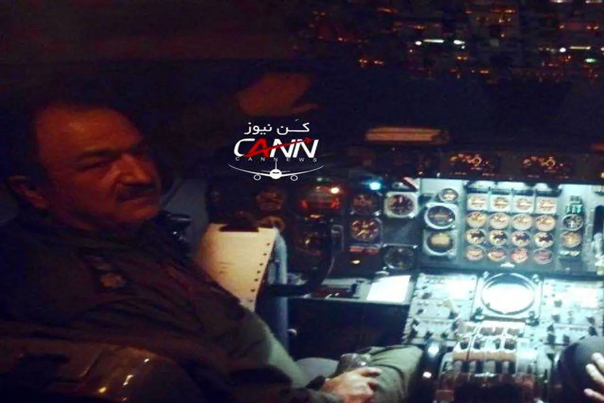 عکس: خلبان هواپیمای بوئینگ سانحه دیده درکرج