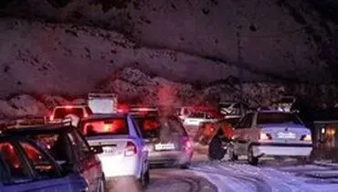 تداوم بارش برف در هراز و فیروزکوه