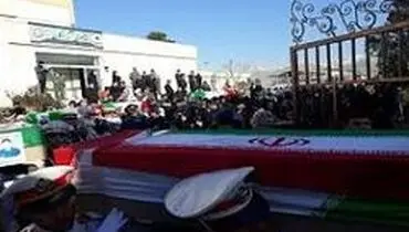 مراسم تشییع پیکر جان‌باختگان بوئینگ ۷۰۷ برگزار شد