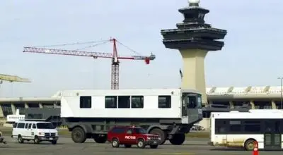 سانحه در محوطه فرودگاهی در نزدیکی «واشنگتن دی‌سی»