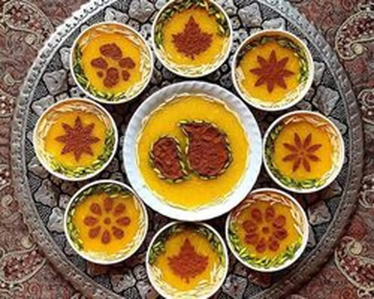تزیین شله زرد شیک و مجلسی