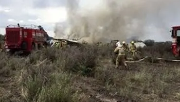 ۱۳ کشته در حادثه سقوط هواپیما در مکزیک