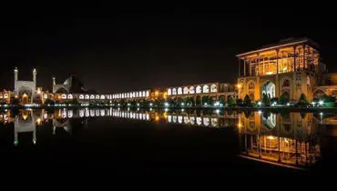تصویری زیبا از شب‌های میدان امام اصفهان