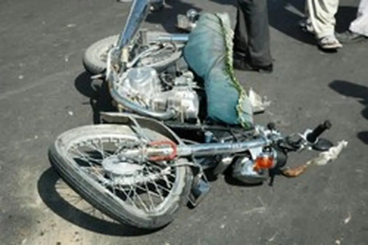 مرگ راکب موتورسیکلت در سانحه رانندگی