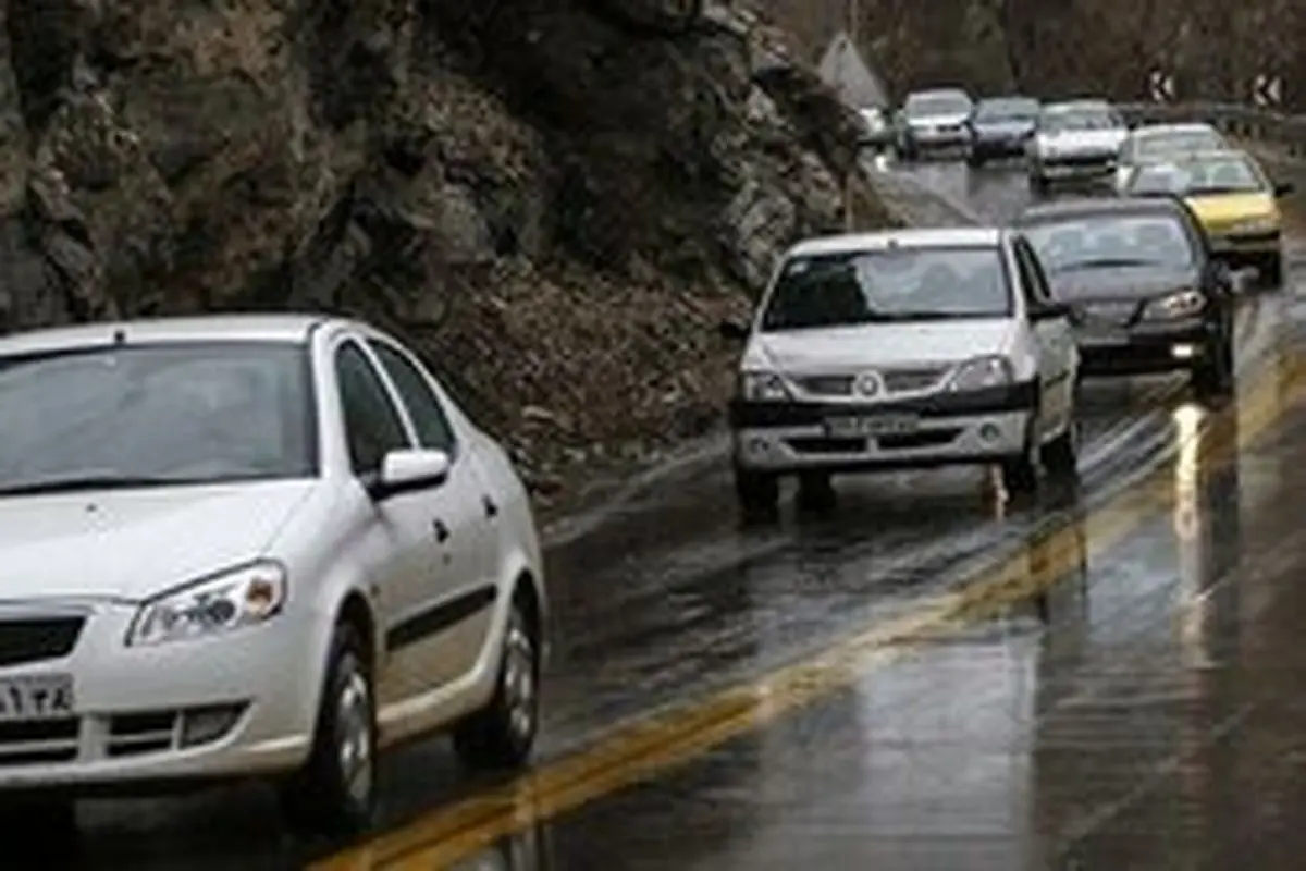 ترافیک پرحجم در اتوبان‌های تهران-کرج و تهران-قم