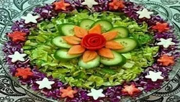 طرز تهیه سالادی برای کاهش وزن