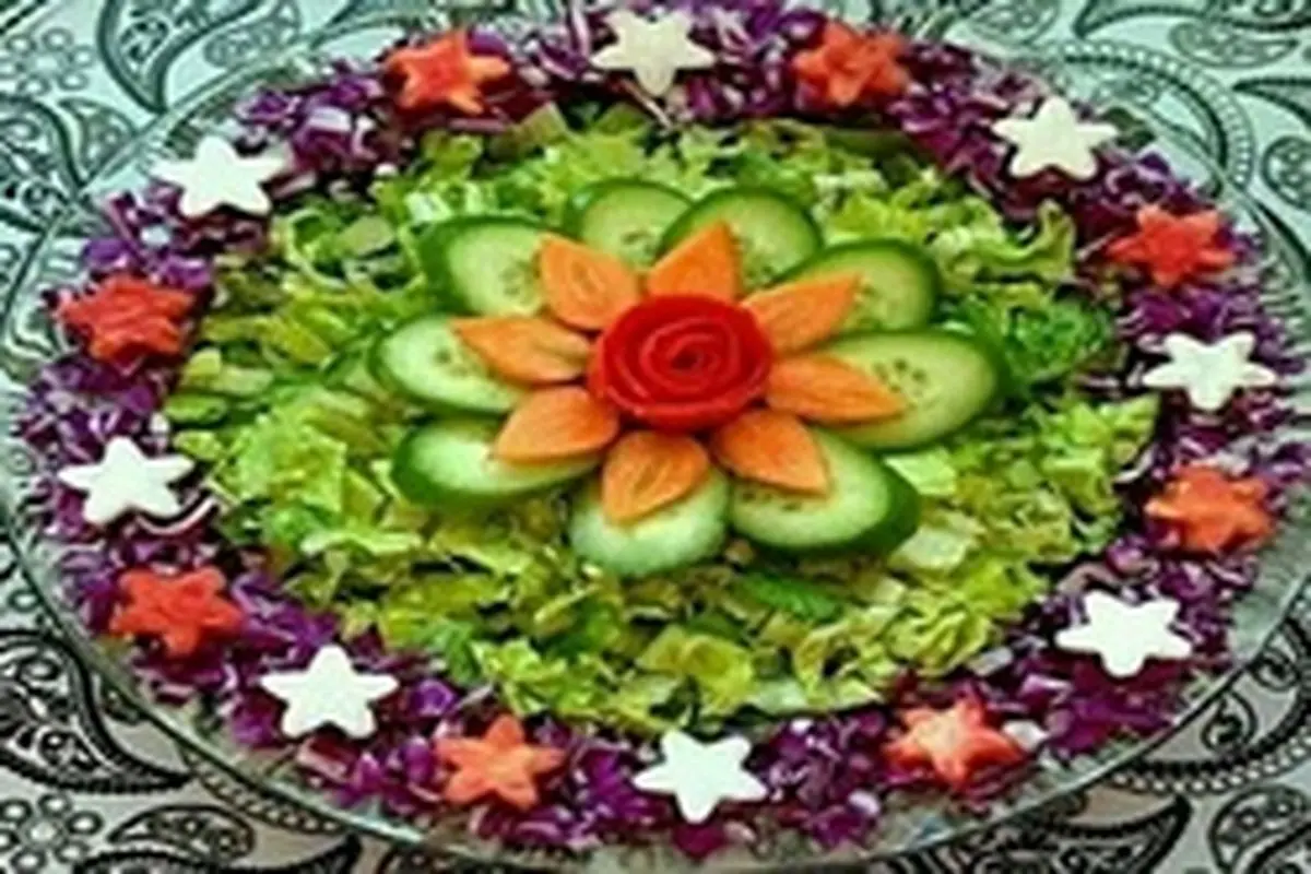 طرز تهیه سالادی برای کاهش وزن