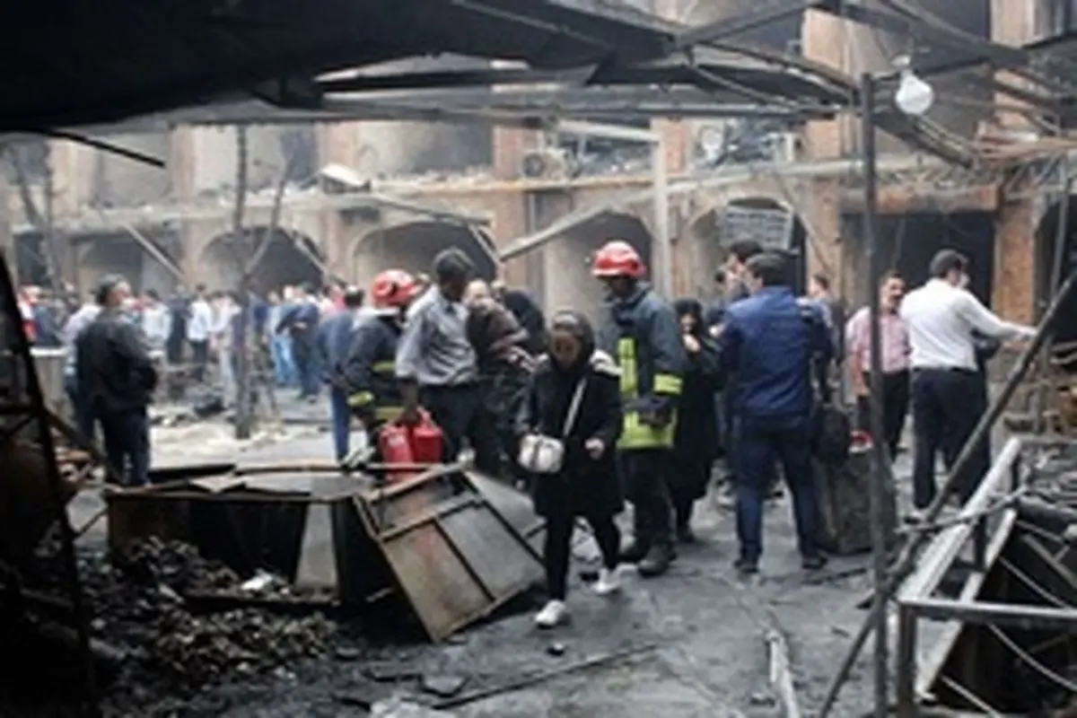 جهانگیری: هیات دولت به جبران خسارات آتش سوزی بازار تبریز کمک می کند