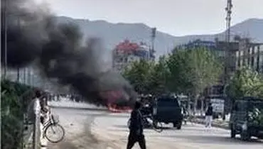 انفجار بمب جاسازی شده در ماشین پلیس کابل