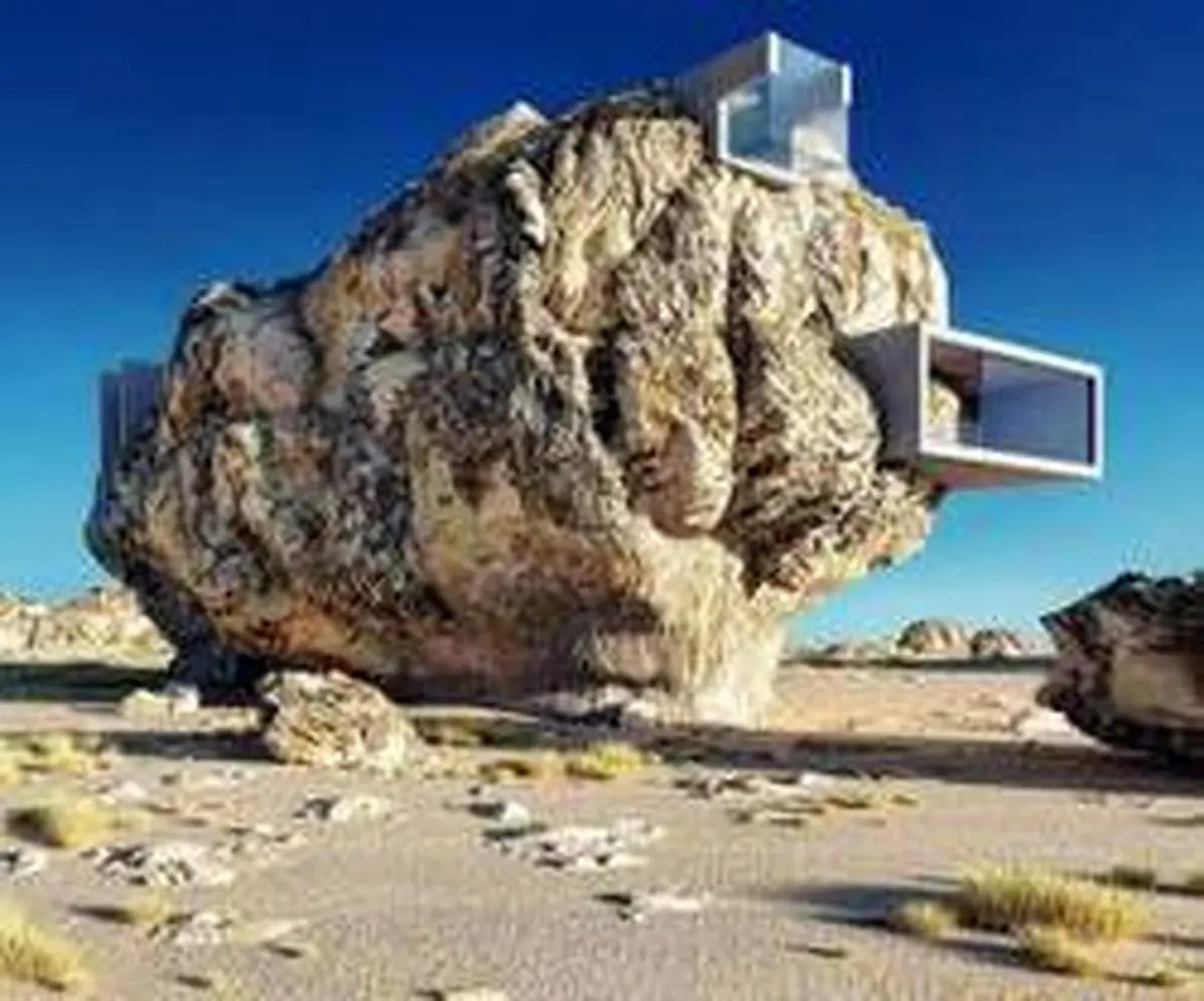 ساخت خانه‌های مدرن درون صخره!