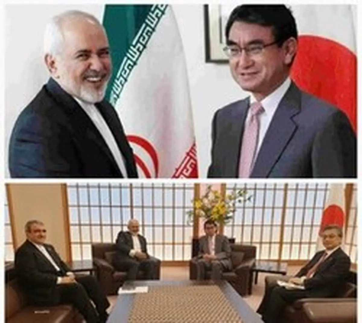 گفت وگوی برجامی ظریف با همتای ژاپنی اش