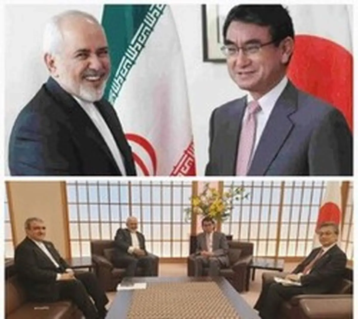 گفت وگوی برجامی ظریف با همتای ژاپنی اش