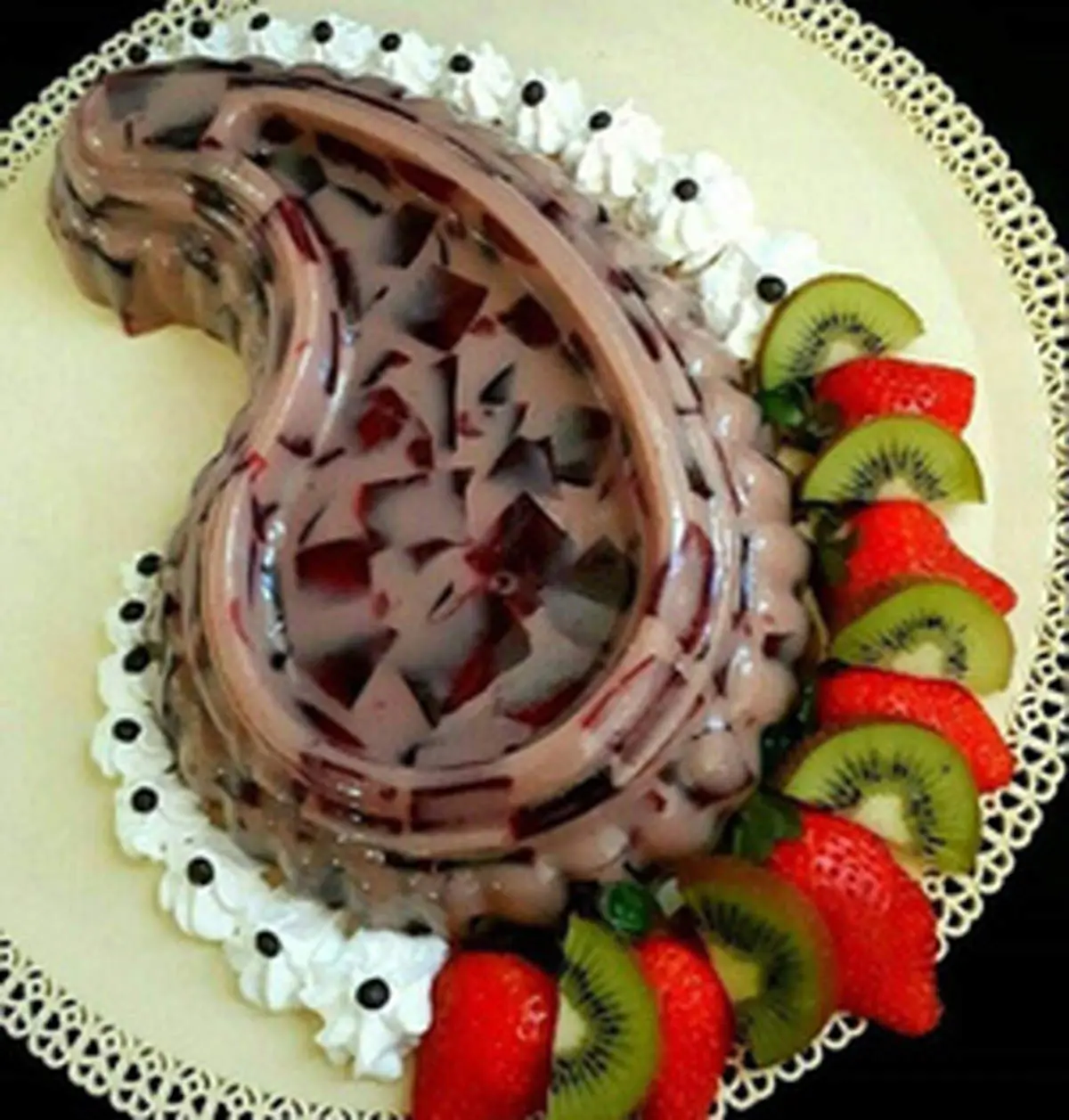طرز تهیه دسر خرده شیشه شیر کاکائو