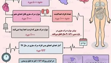نگاهی به آمار اهدای عضو در ایران
