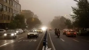 هواشناسی: تندباد ۵۰ کیلومتری تهران را در نوردید