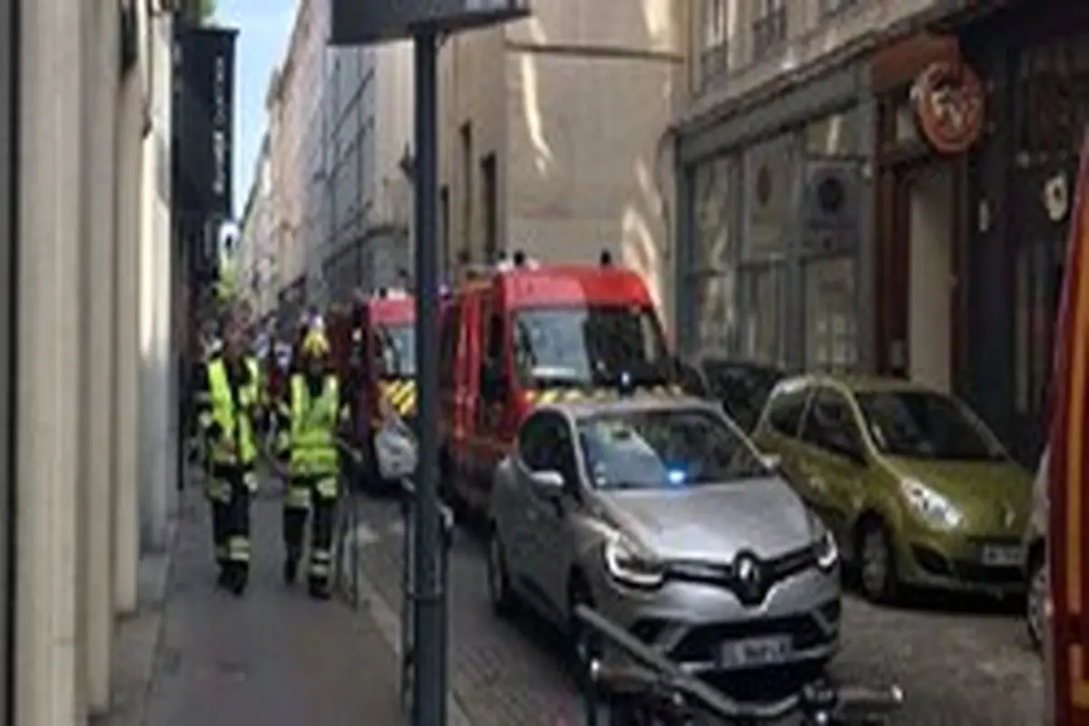 ۷ مجروح طی انفجاری در شهر لیون فرانسه