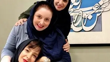 تصویری از الهام پاوه‌نژاد در کنار ۲ رفیق قدیمی‌