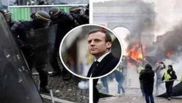 پلیس پاریس به سوی مردم گاز اشک‌آور شلیک کرد