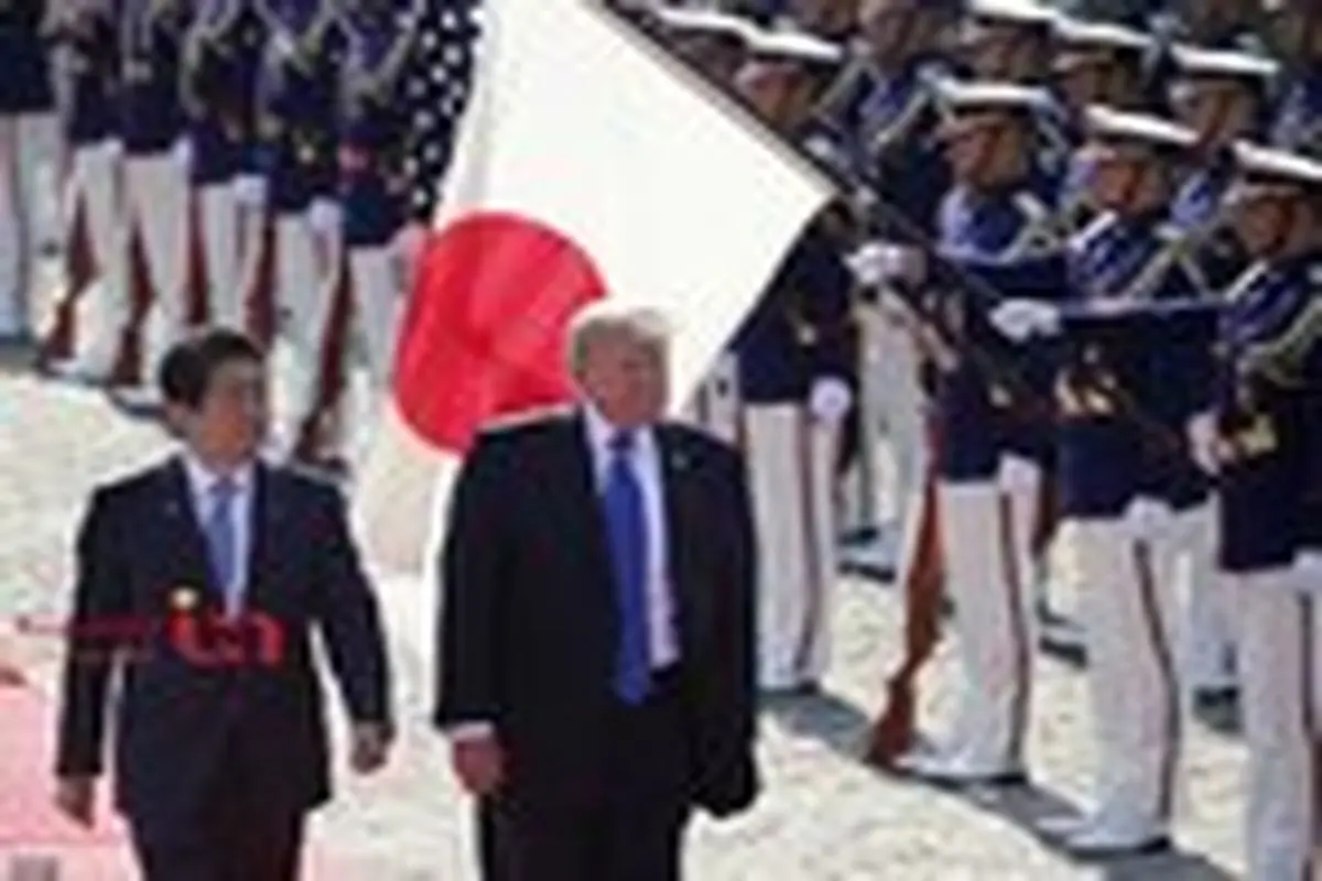 فرش قرمز ژاپنی ها برای رئیس جمهور آمریکا