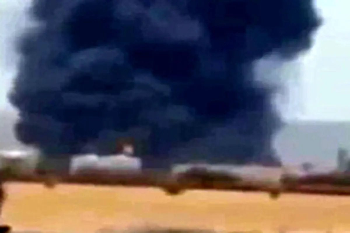 تصاویر خبرگزاری یونیوز از آتش سوزی تاسیسات نفتی عربستان پس از حمله پهپادهای یمن