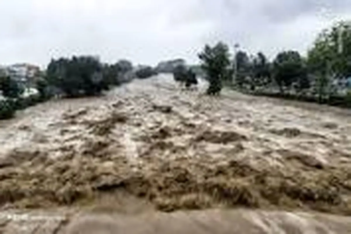 ورود سیلاب به خانه‌های شهرستان کلات+ فیلم