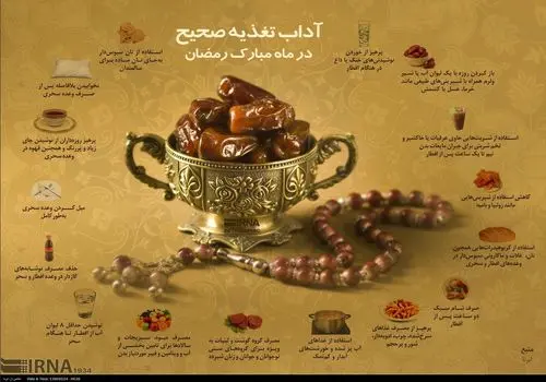 اهمیت تغذیه سالم در ماه رمضان