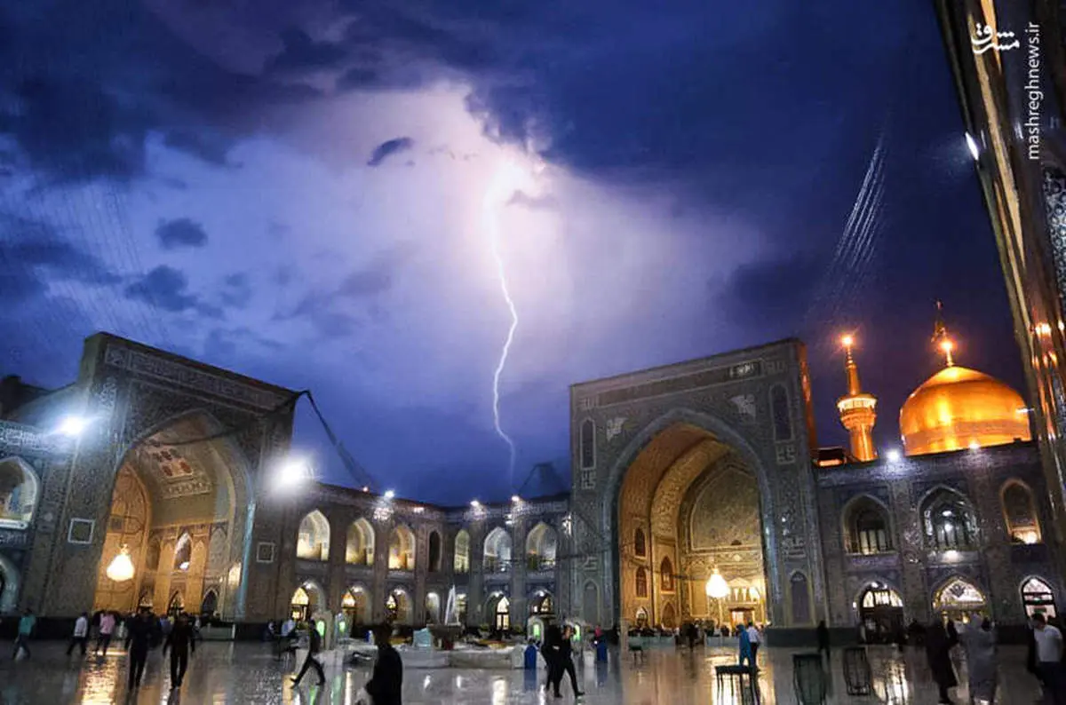 تصویری ناب و دیدنی از حرم امام رضا(ع)