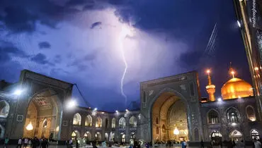 تصویری ناب و دیدنی از حرم امام رضا(ع)