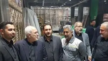 حضور "ظریف" در مراسم لیالی قدر حرم امام حسین (ع) +تصاویر