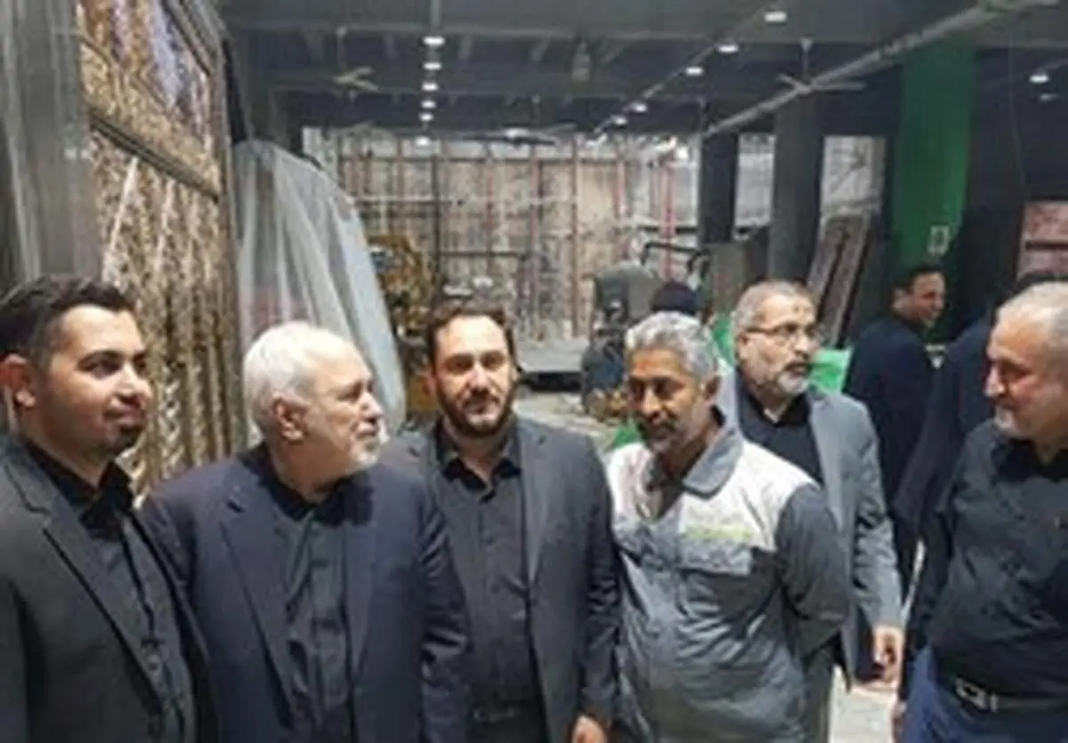 حضور "ظریف" در مراسم لیالی قدر حرم امام حسین (ع) +تصاویر