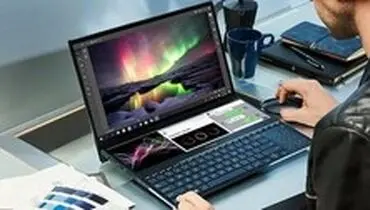 تولید لپ تاپ با دو نمایشگر